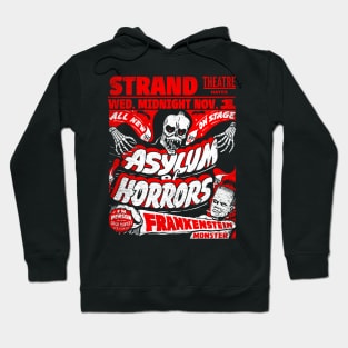 Asylum of Horrors spook show poster Hoodie